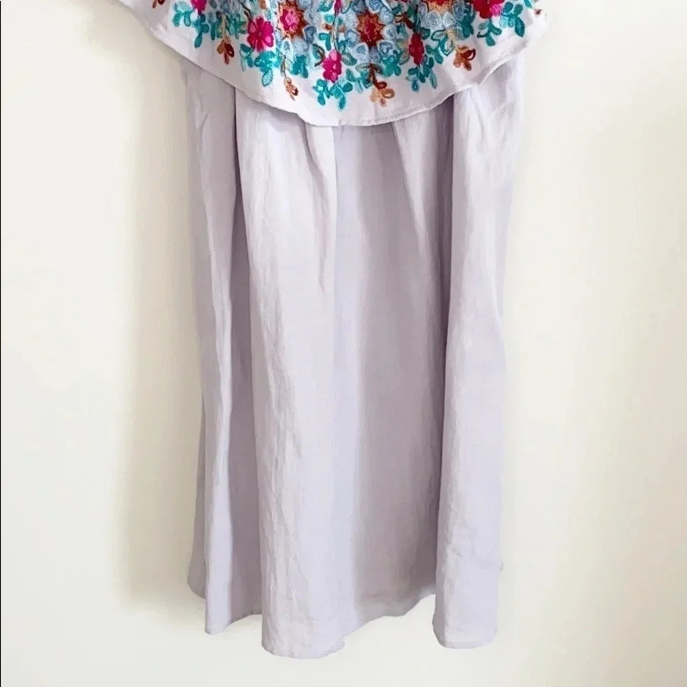Umgee Off Shoulder Floral Embroidered Dress - Picture 4 of 8